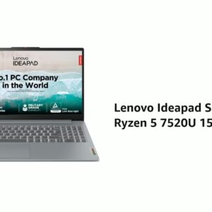 lenovo ideapad slim 3 amd ryzen 5 7520u 15.6" (39.6cm) fhd thin and light laptop (16gb/512gb ssd/windows 11/microsoft 365 basic + office home 2024/backlit keyboard/grey/1.6kg), 82xq00xdin