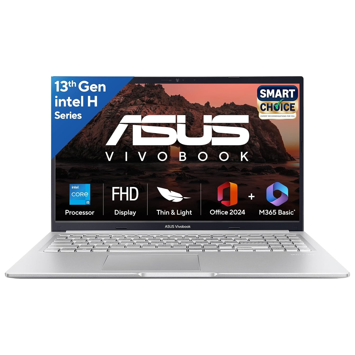 asus vivobook 15, smartchoice,intel core i5 13th gen 13420h,16gb ram, 512gb ssd, fhd 15.6",windows 11, office home 2024, quiet blue, 1.70 kg, x1502va bq836ws,intel uhd igpu, m365 basic (1year)* laptop asus vivobook 15, smartchoice,intel core i5 13th gen 13420h,16gb ram, 512gb ssd, fhd 15.6",windows 11, office home 2024, quiet blue, 1.70 kg, x1502va bq836ws,intel uhd igpu, m365 basic (1year)* laptop
