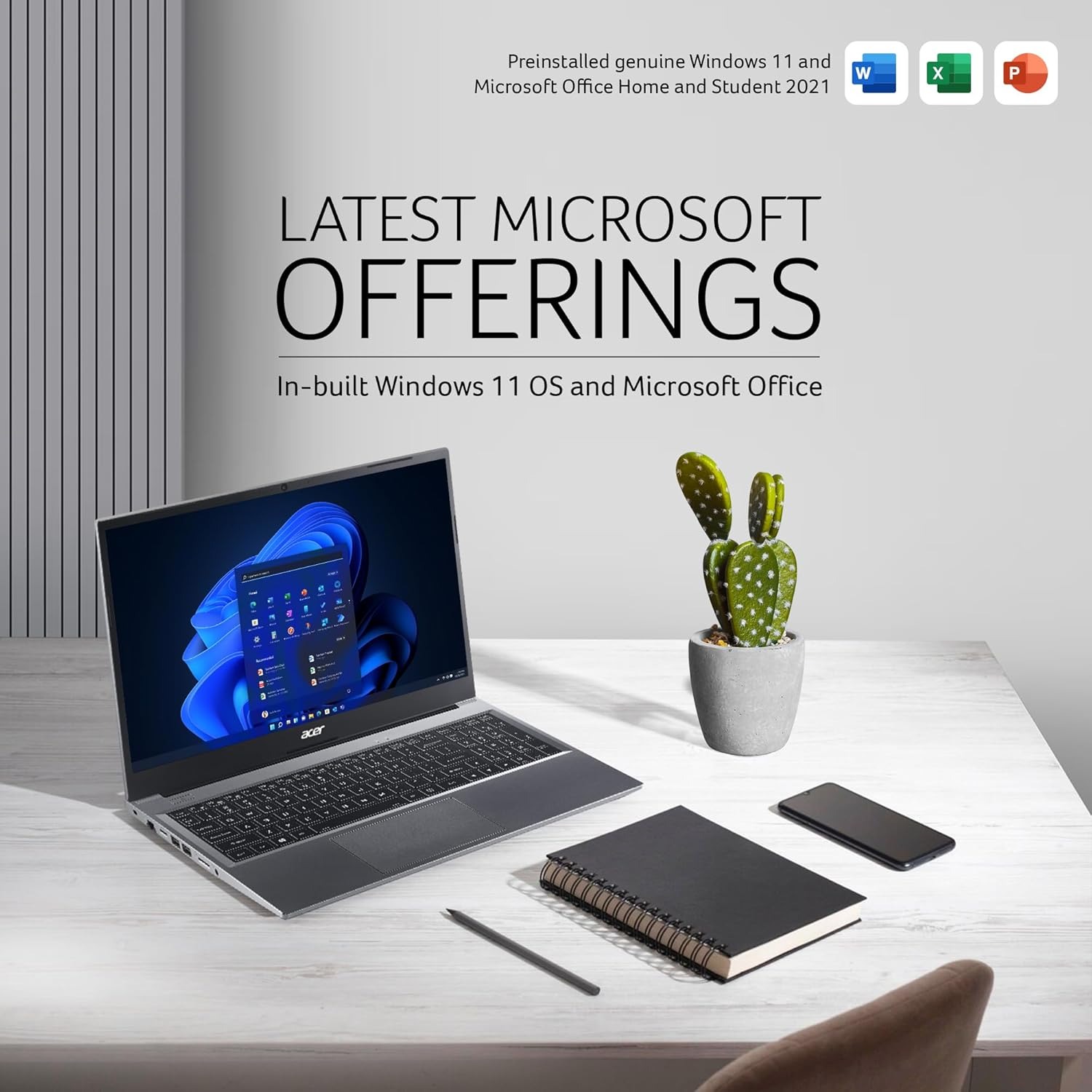 acer smartchoice aspire lite, amd ryzen 5 5625u processor, 16 gb/512 gb, full hd, 15.6"/39.62 cm, windows 11 home, steel gray, 1.59 kg, al15 41, metal body, thin and light laptop acer smartchoice aspire lite, amd ryzen 5 5625u processor, 16 gb/512 gb, full hd, 15.6"/39.62 cm, windows 11 home, steel gray, 1.59 kg, al15 41, metal body, thin and light laptop